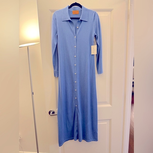 NWT | GUEST IN RESIDENCE | SHOWTIME SHIRT DRESS | FRENCH BLUE | MEDIUM - Picture 8 of 10